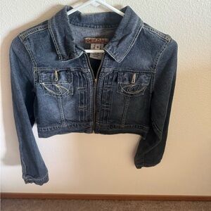 Paris Blues Women's Denim Jacket - Dark Blue